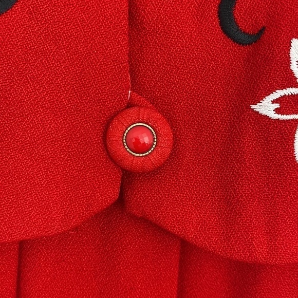 Vintage Peri Petites long red dress. - Picture 6 of 16